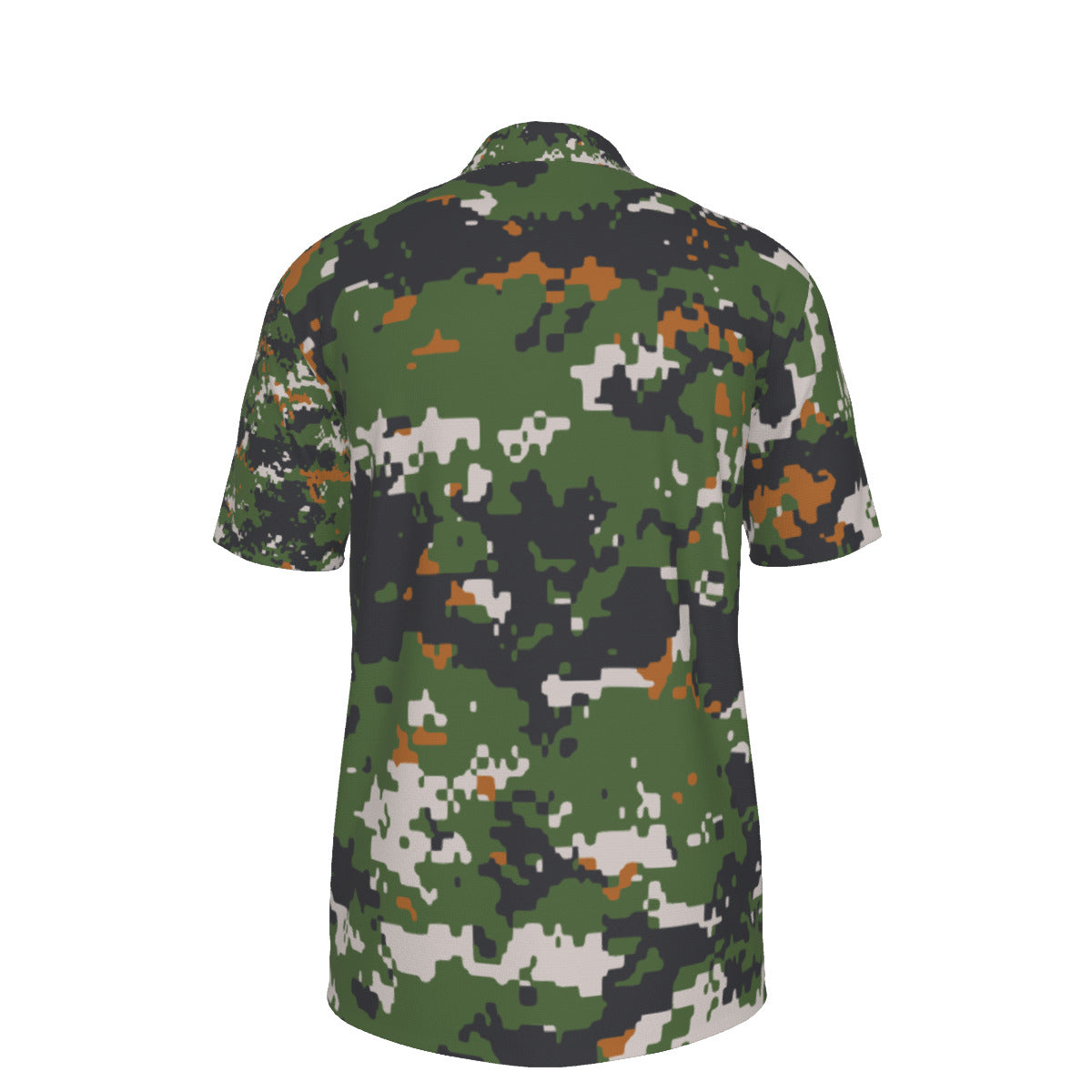 Vintage Green Camouflage Men's UV Protection POLO Shirt