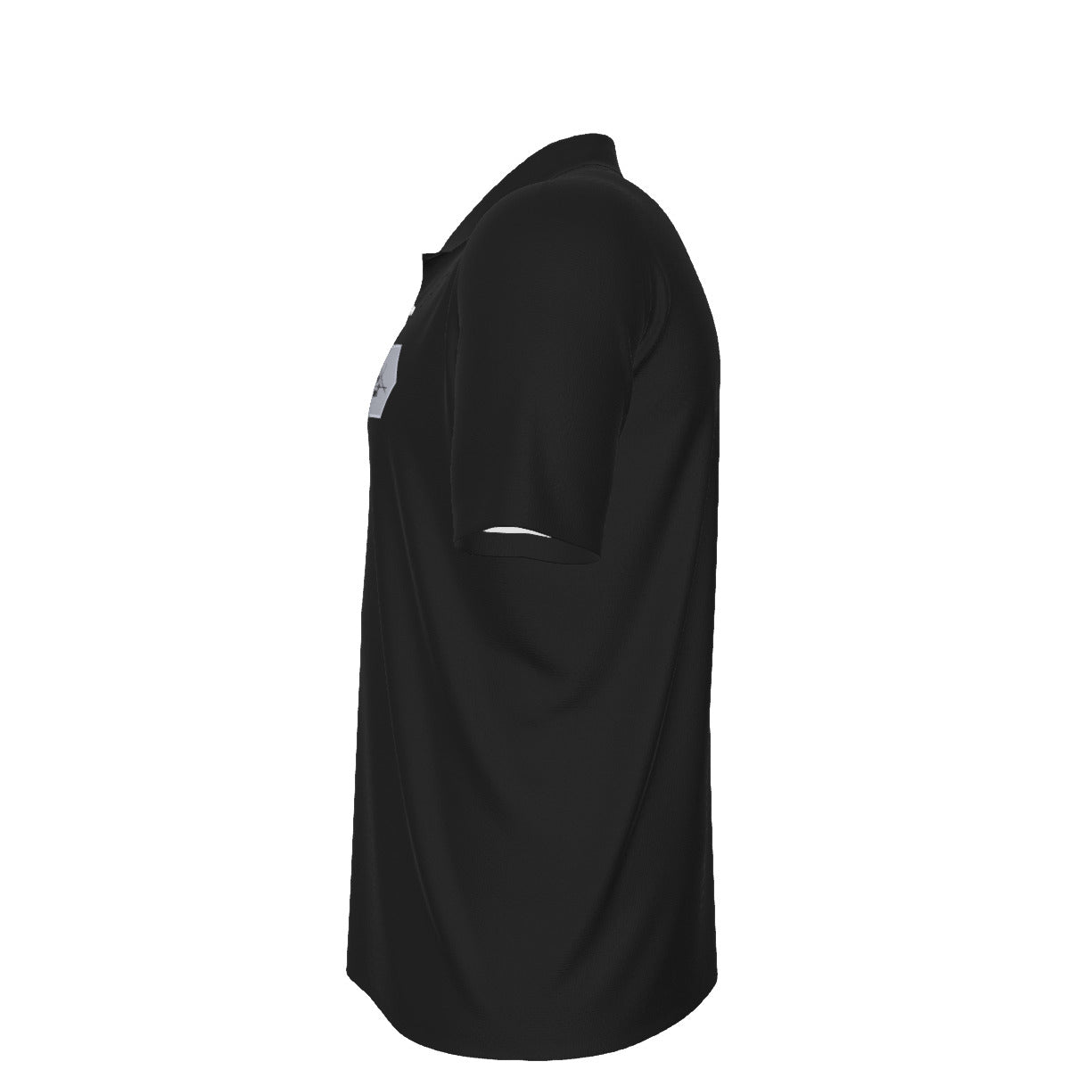 Black Men's UV Protection POLO Shirt