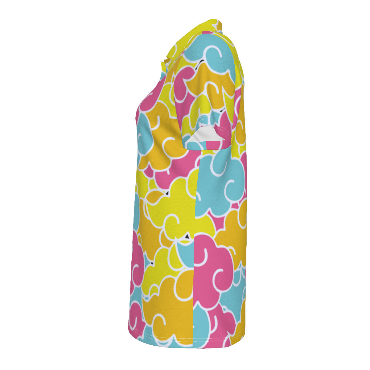 Sunburst Asian Cloud Print Women's UV Protection POLO Shirt
