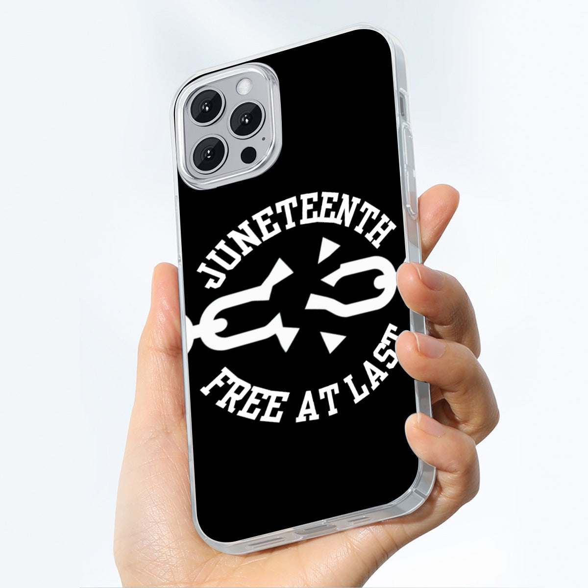 Free at Last Juneteenth iPhone 14 15 Series Mobile Phone Case | TPU