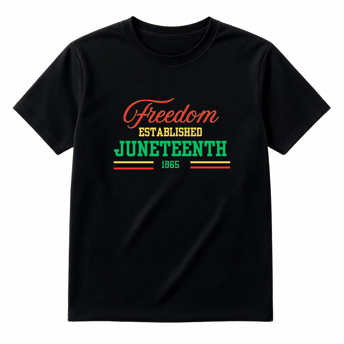 Unisex Freedom Script Juneteenth Heavyweight 100% Cotton T-shirt