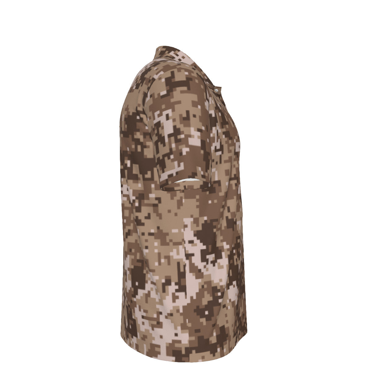 Pixel Desert Camouflage Men's UPF 50 POLO Shirt