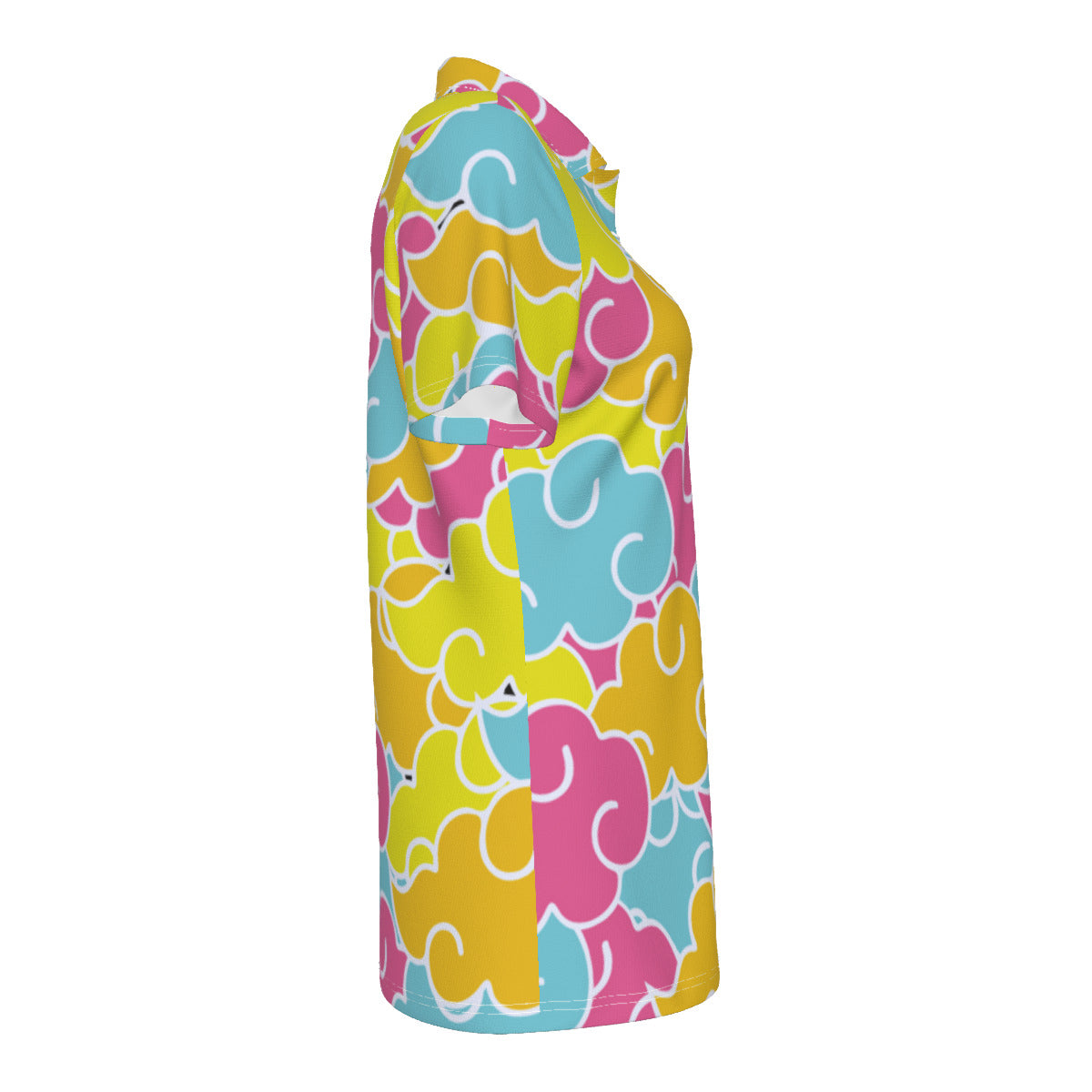 Sunburst Asian Cloud Print Women's UV Protection POLO Shirt