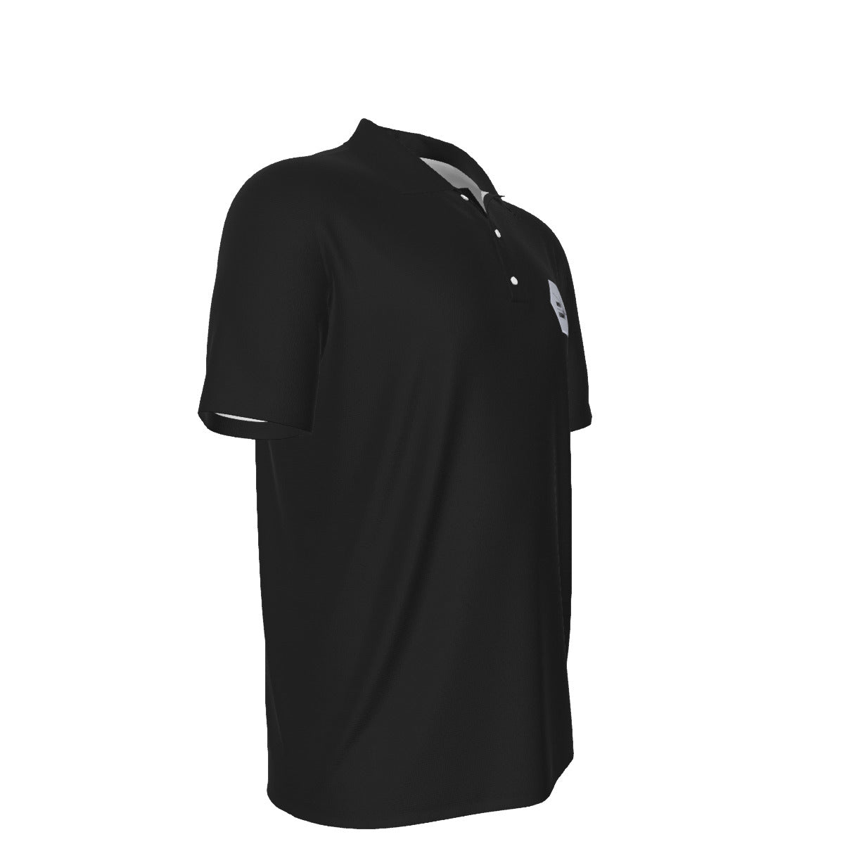 Black Men's UV Protection POLO Shirt