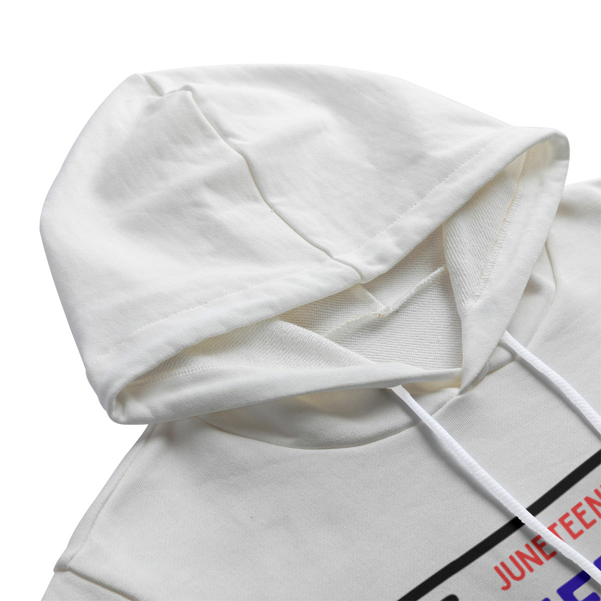 Juneteenth License Plate Heavyweight Cotton Hooded Vest