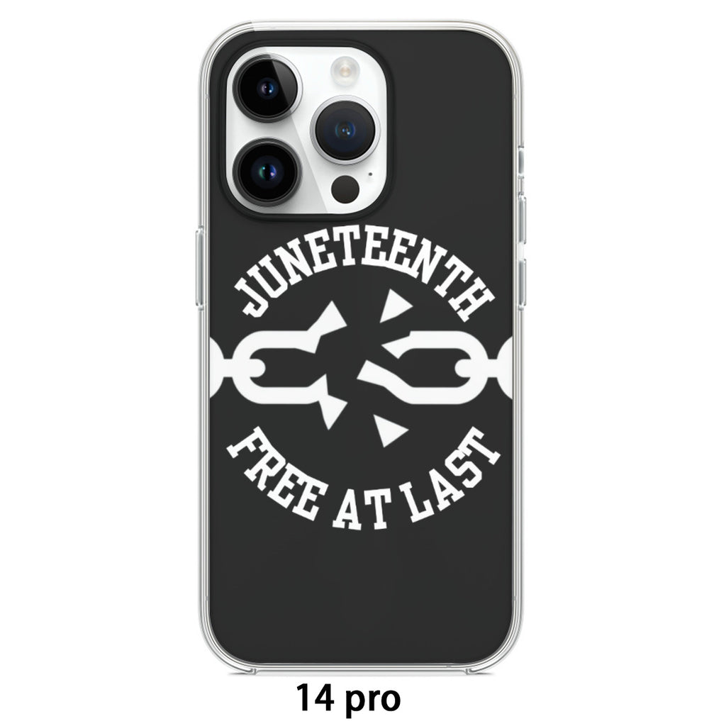 Free at Last Juneteenth iPhone 14 15 Series Mobile Phone Case | TPU