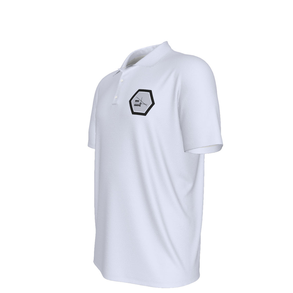 White Men's UV Protection POLO Shirt
